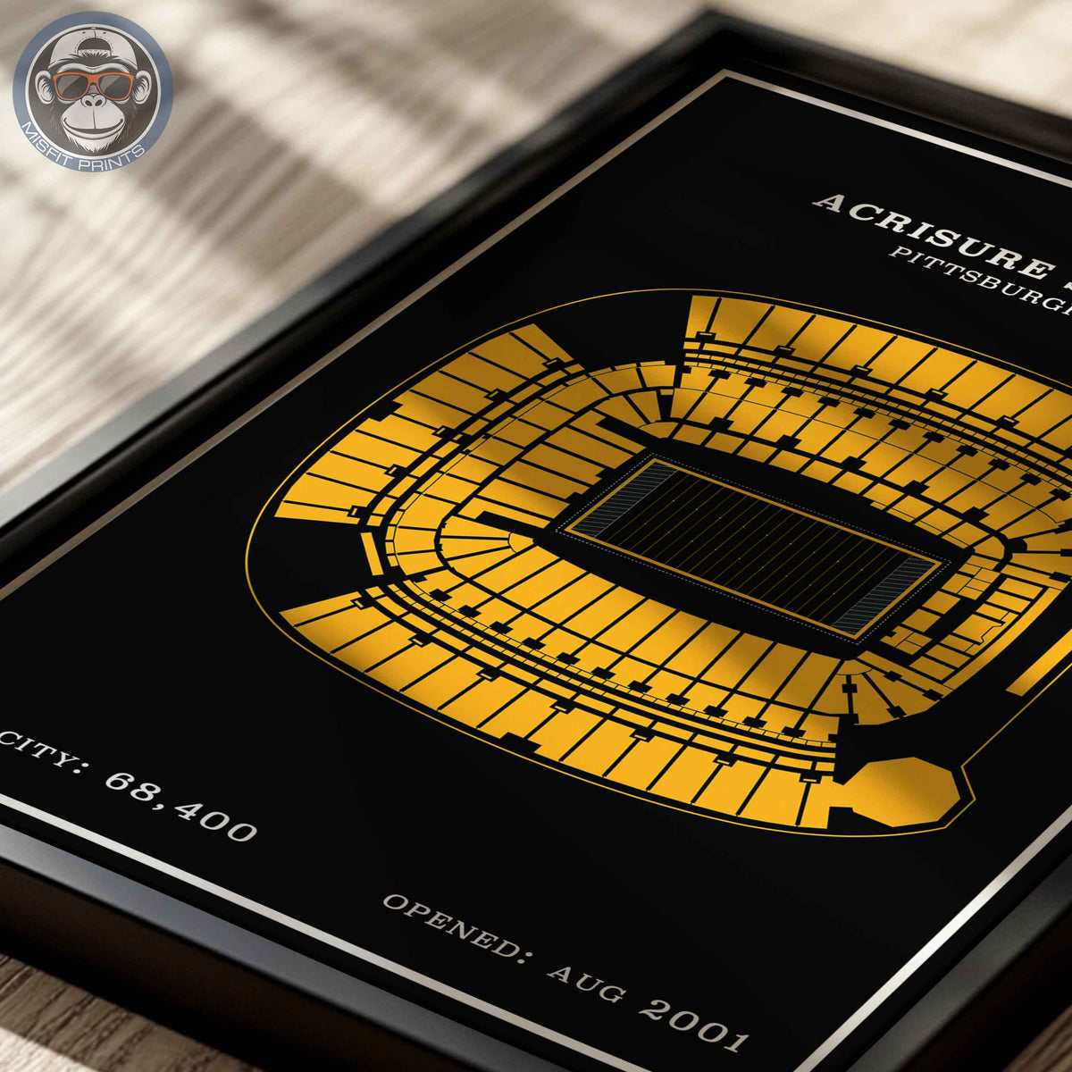 Acrisure Stadium - Modern Border Print