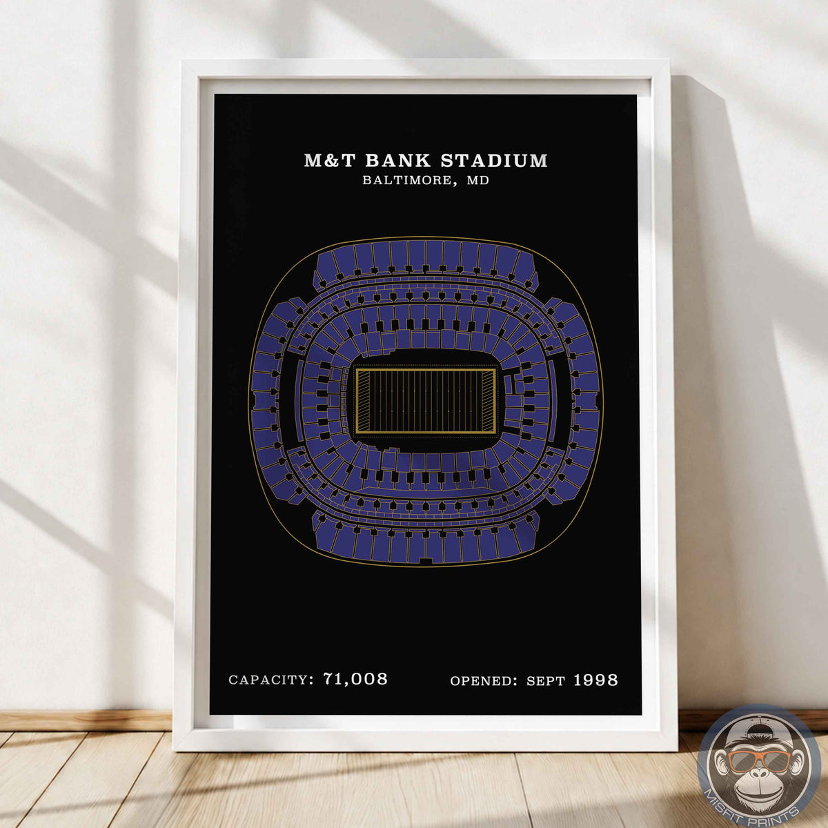 M&T Bank Stadium - Border Print