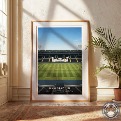 Hull City MKM Stadium Poster | Football Stadium Print