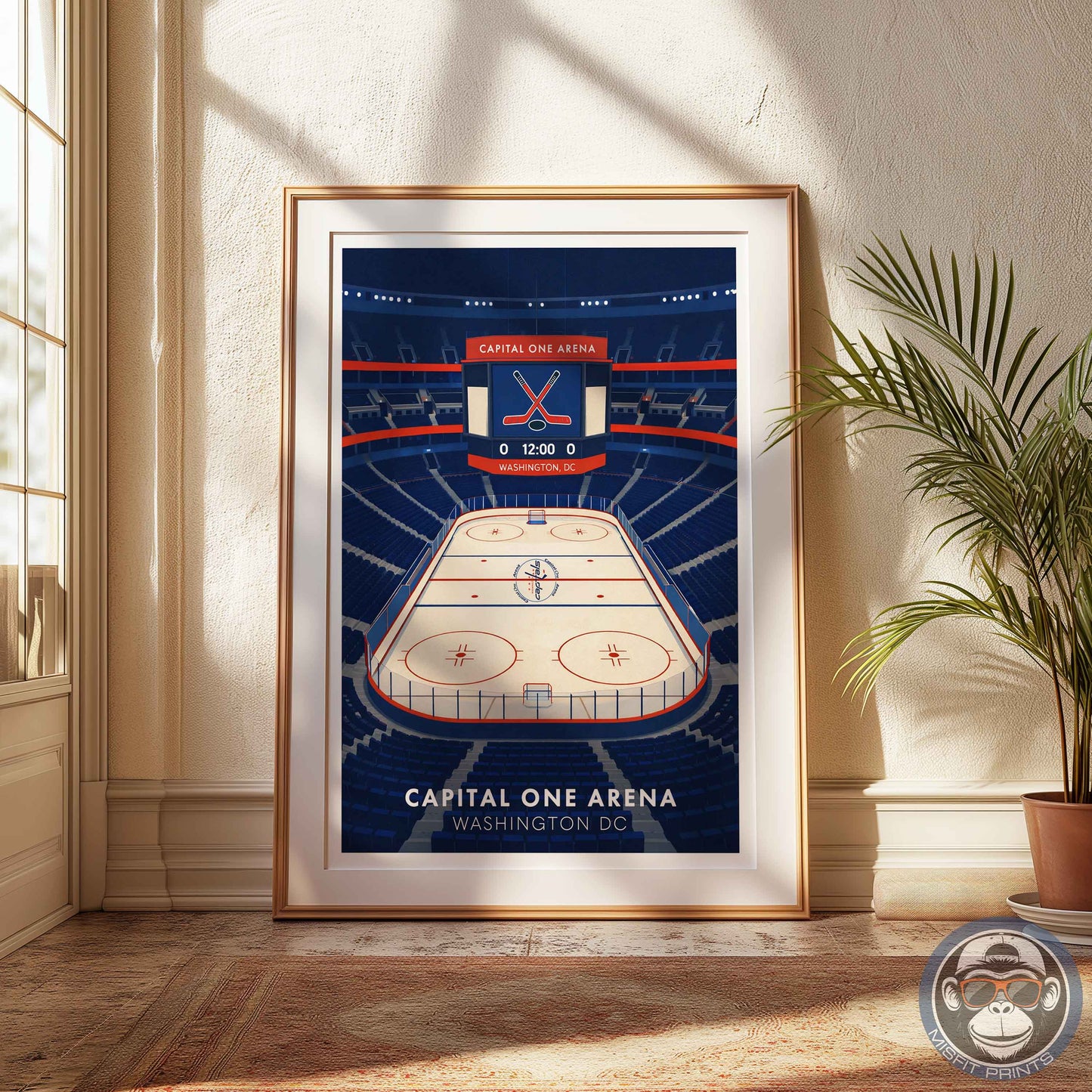 Capital One Arena Poster – Washington DC Hockey Wall Art
