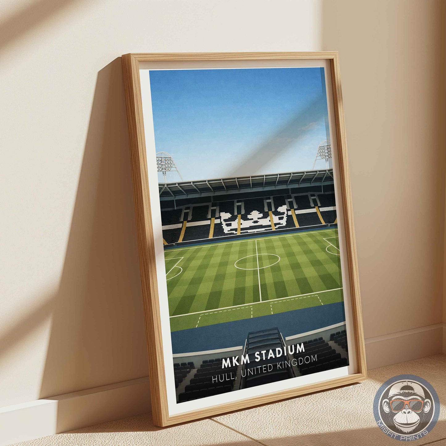 Hull City MKM Stadium Poster | Football Stadium Print