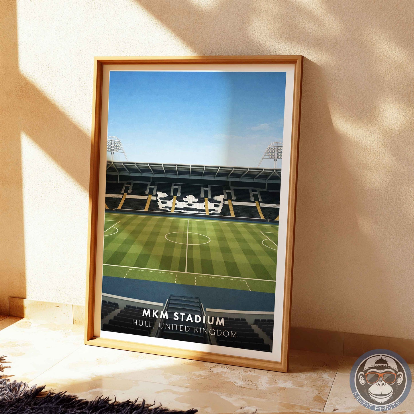 Hull City MKM Stadium Poster | Football Stadium Print