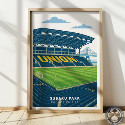 Subaru Park Soccer Stadium Poster