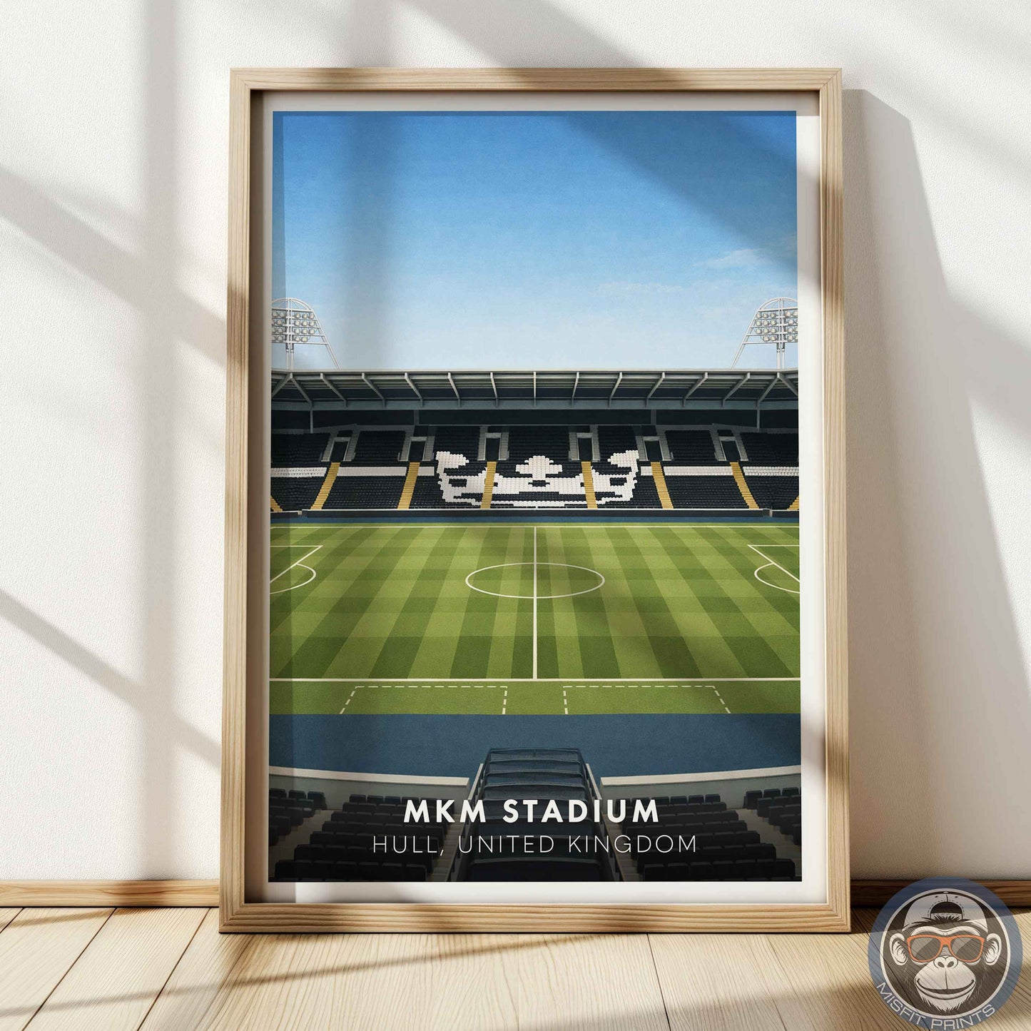 Hull City MKM Stadium Poster | Football Stadium Print
