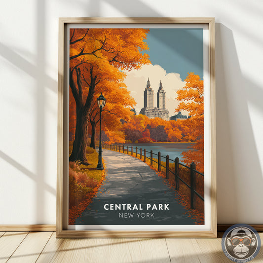 Central Park New York City Poster