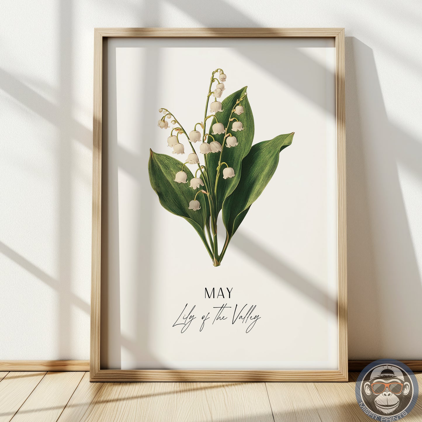 May Birth Flower Art Print – Lily of the Valley