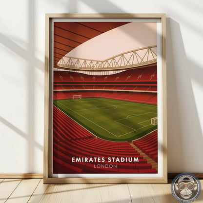 Minimalist Emirate Stadium - Soccer Poster