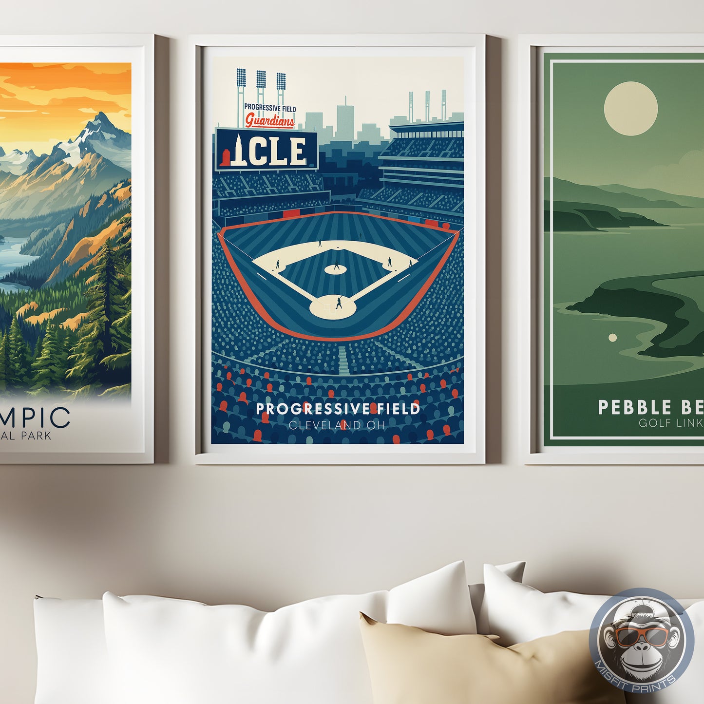 Cleveland Baseball Stadium Wall Art – Progressive Field