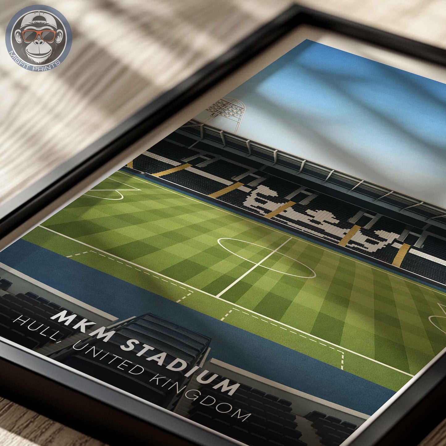 Hull City MKM Stadium Poster | Football Stadium Print