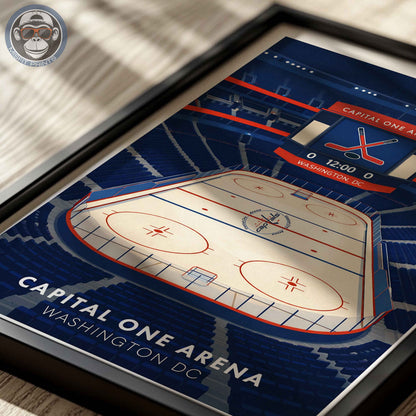 Capital One Arena Poster – Washington DC Hockey Wall Art