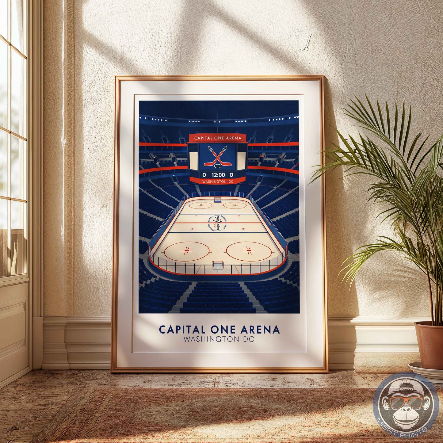 Capital One Arena Poster – Washington DC Hockey Wall Art