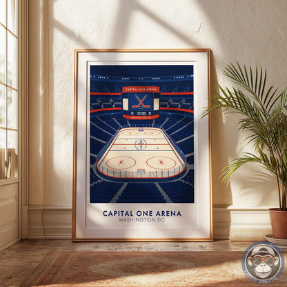 Capital One Arena Poster – Washington DC Hockey Wall Art