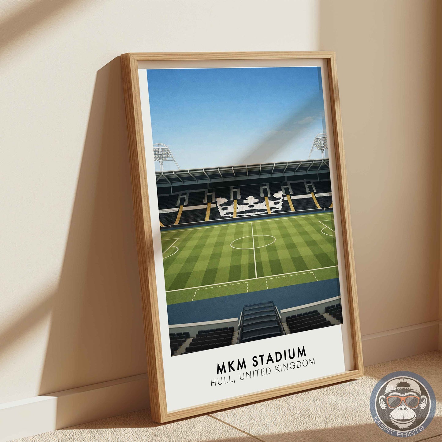 Hull City MKM Stadium Poster | Football Stadium Print