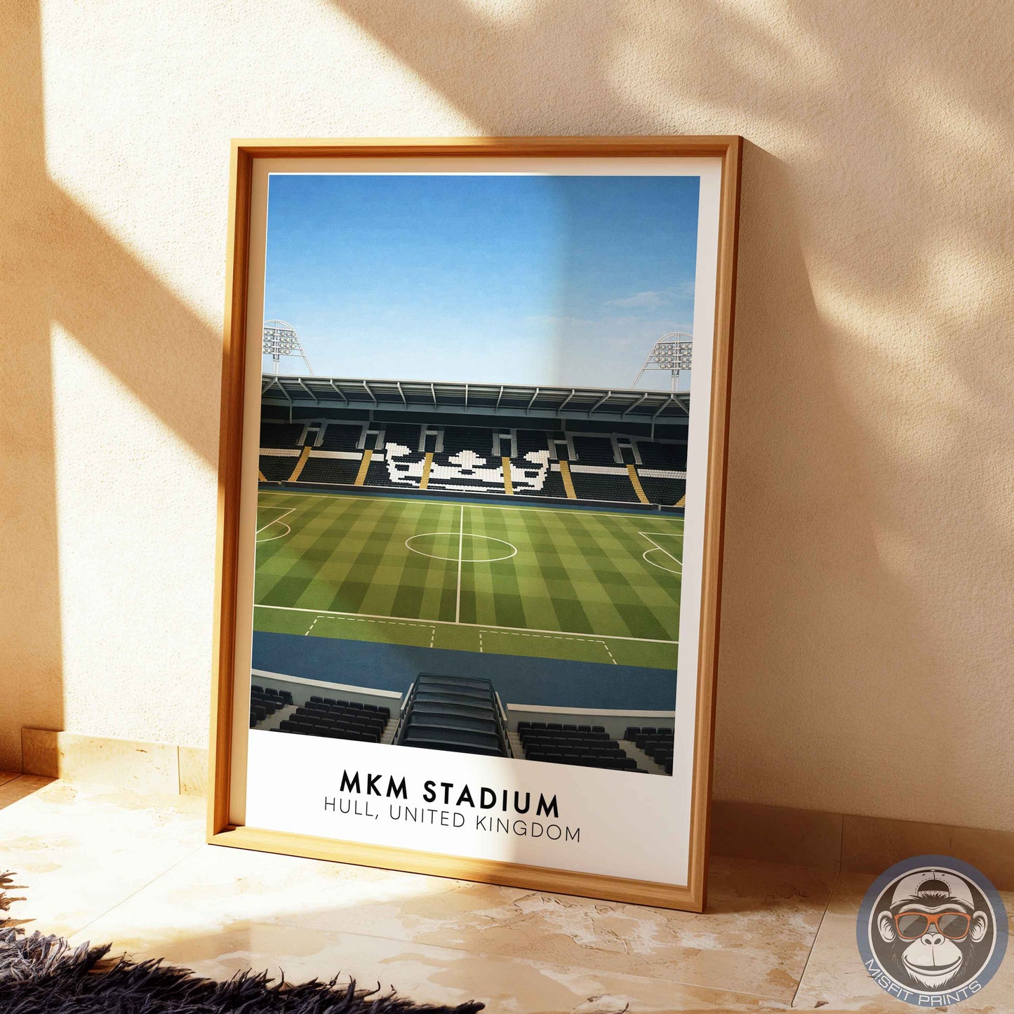 Hull City MKM Stadium Poster | Football Stadium Print