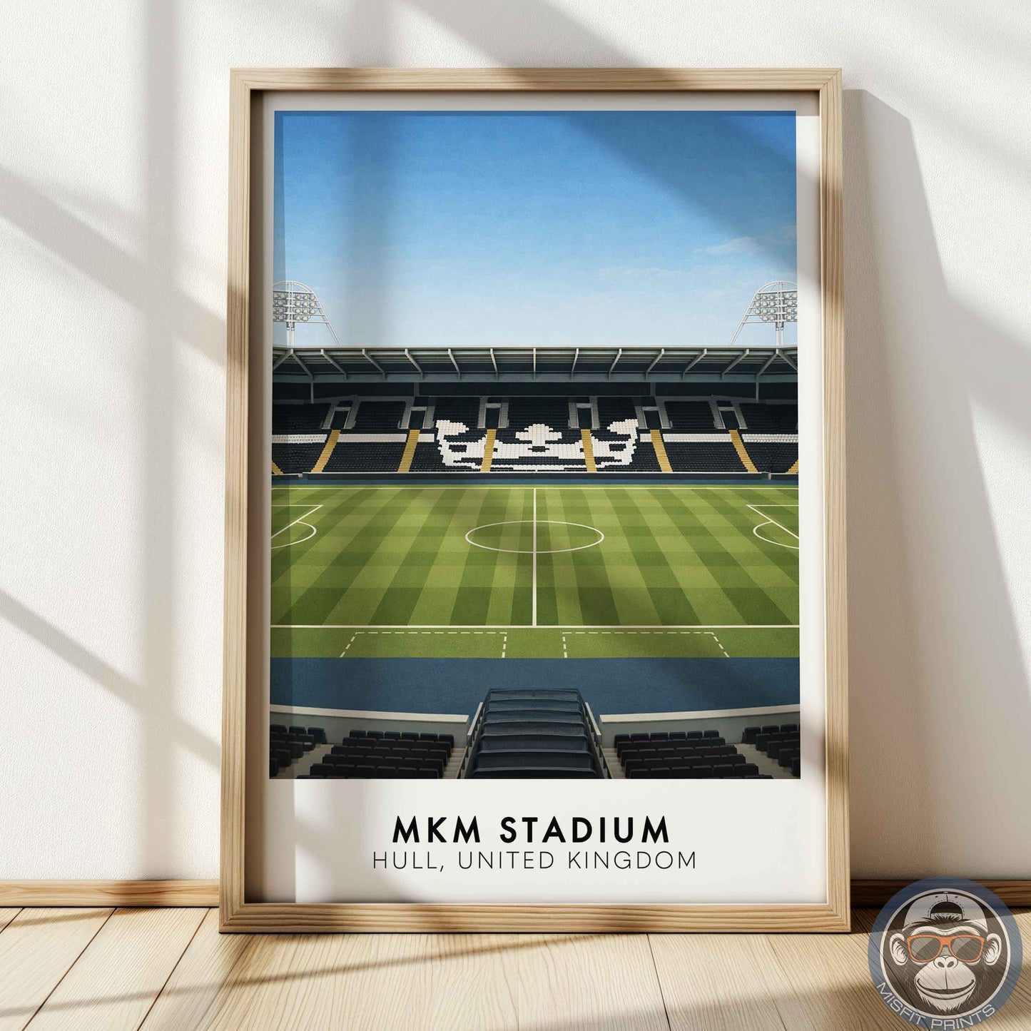 Hull City MKM Stadium Poster | Football Stadium Print