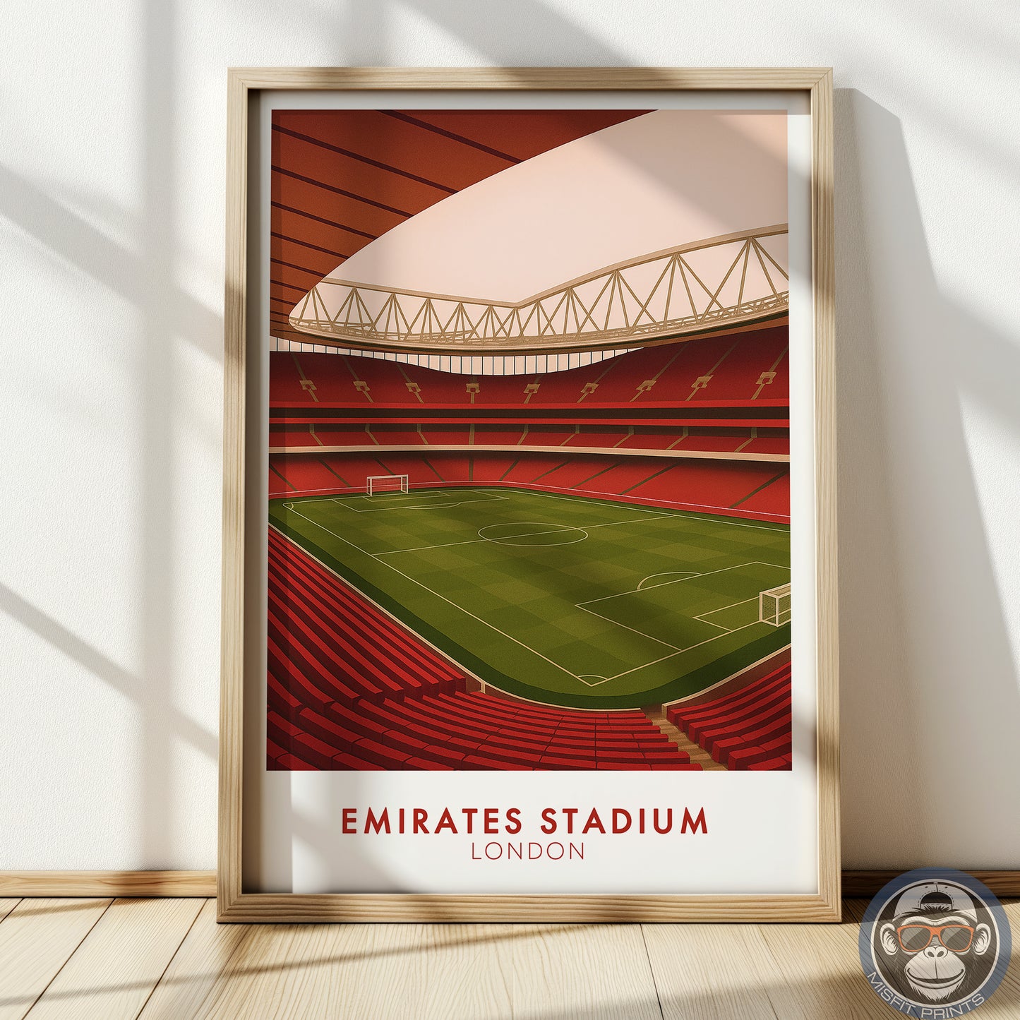 Minimalist Emirate Stadium - Soccer Poster