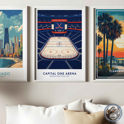 Capital One Arena Poster – Washington DC Hockey Wall Art