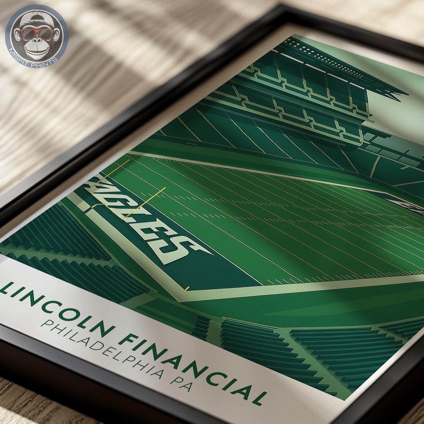 Lincoln Financial Field Poster | Philadelphia Football Stadium Print
