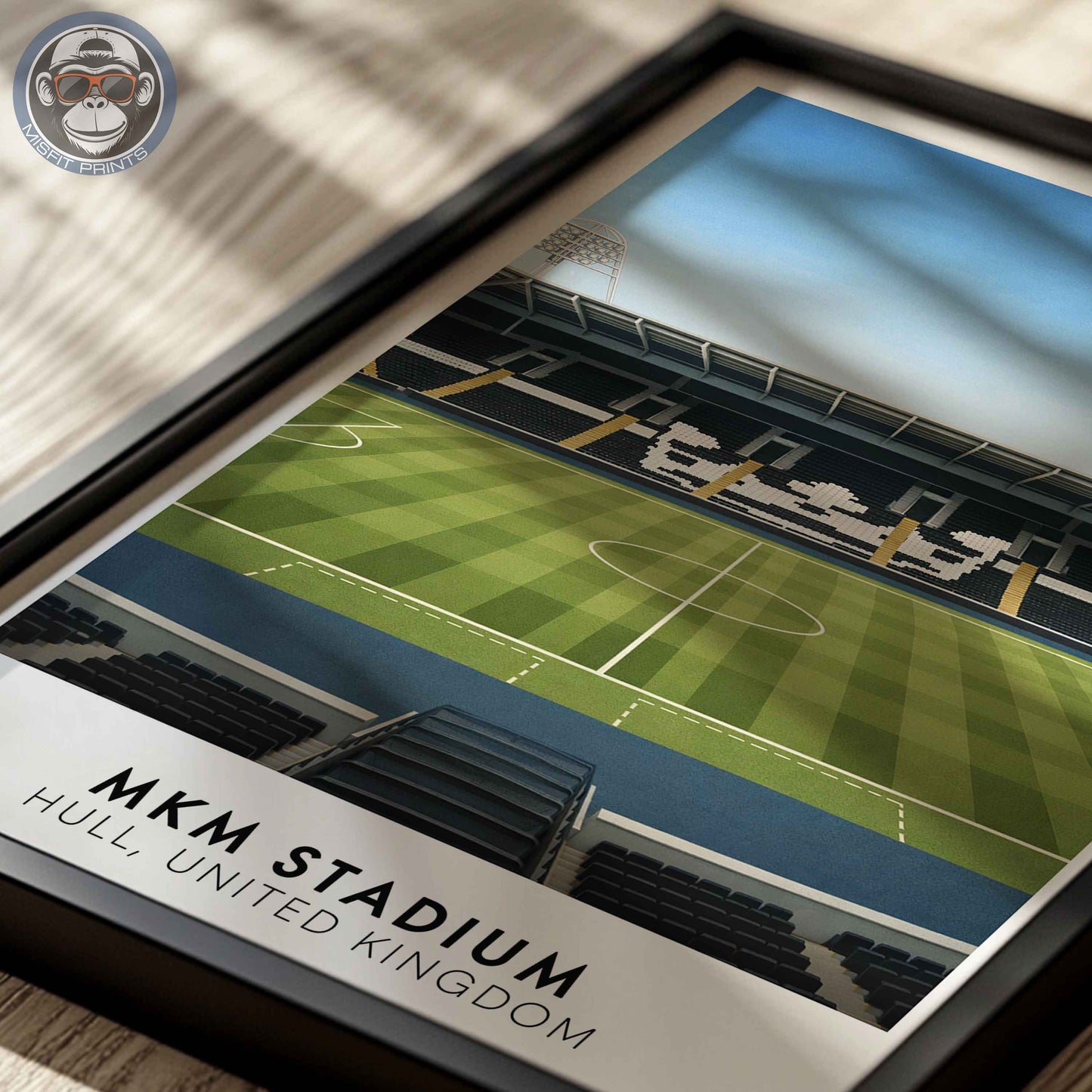 Hull City MKM Stadium Poster | Football Stadium Print
