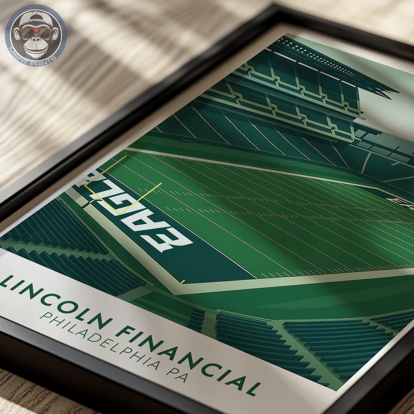 Lincoln Financial Field Poster | Philadelphia Football Stadium Print