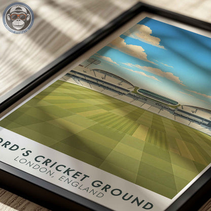 Lord’s Cricket Ground Poster – London Stadium Wall Art Print for Home or Office Decor