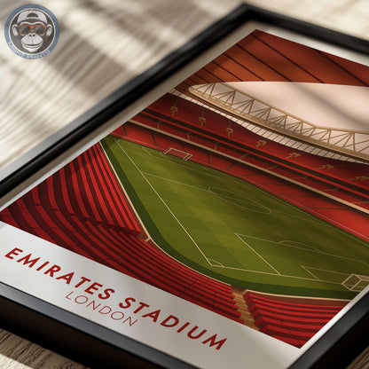 Minimalist Emirate Stadium - Soccer Poster