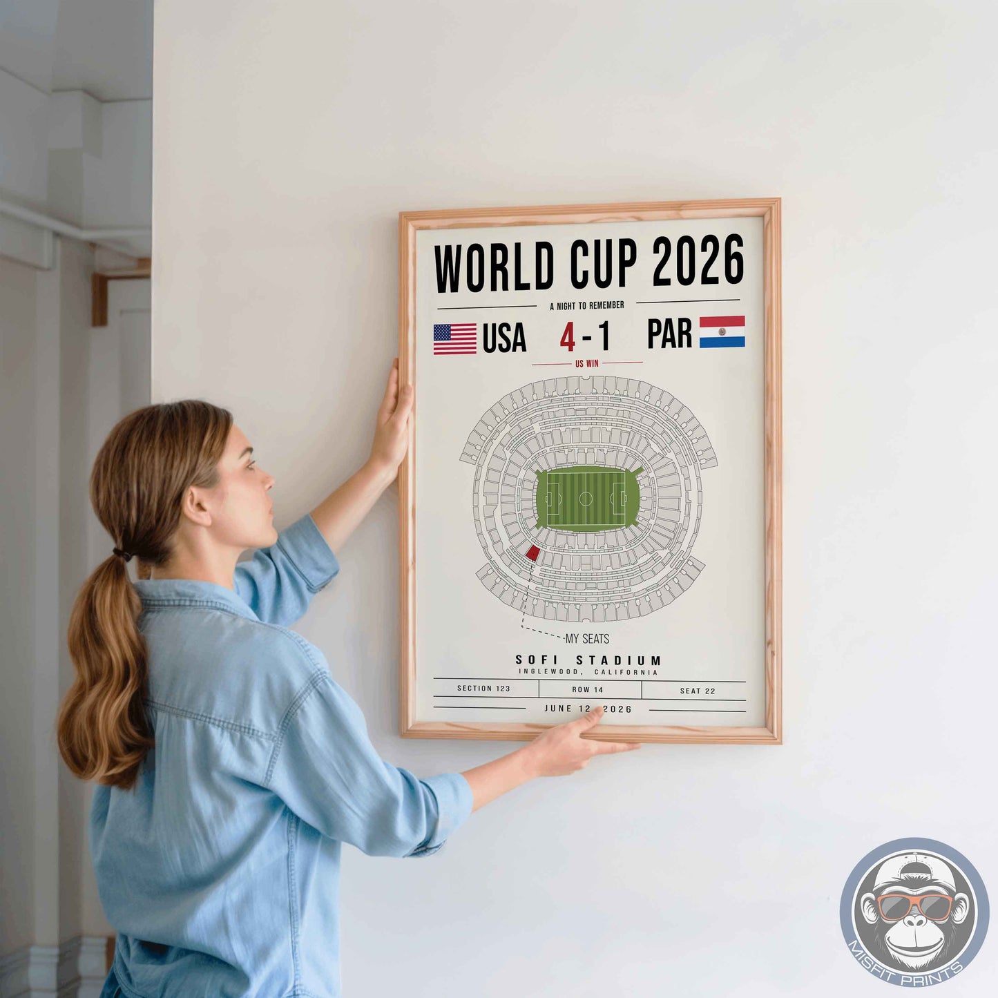 Custom World Cup Soccer Poster