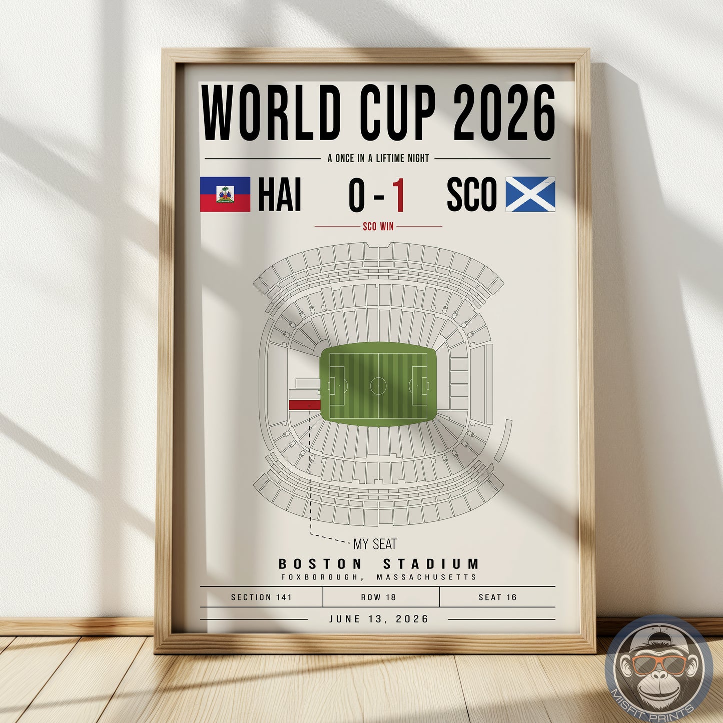Custom World Cup Soccer Poster