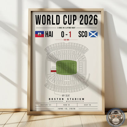 Custom World Cup Soccer Poster