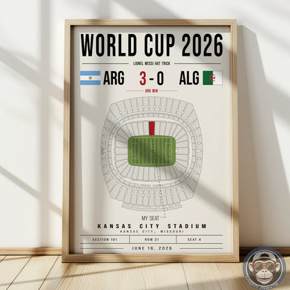Custom World Cup Soccer Poster