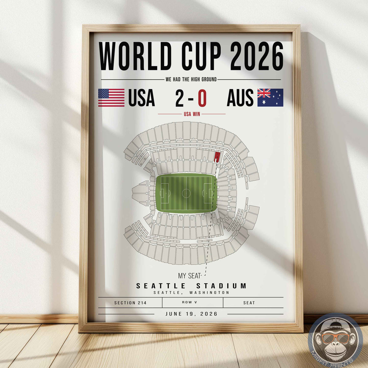 Custom World Cup Soccer Poster