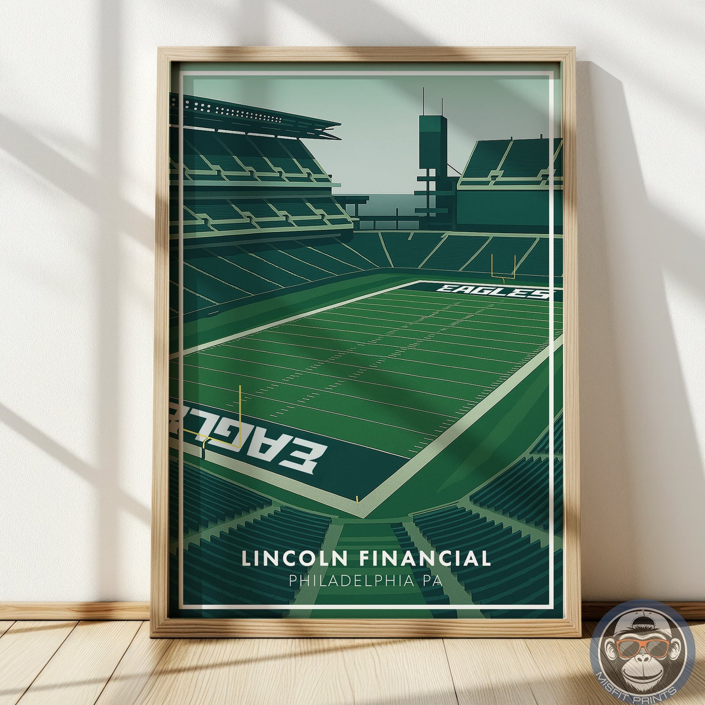 Lincoln Financial Field Poster | Philadelphia Football Stadium Print