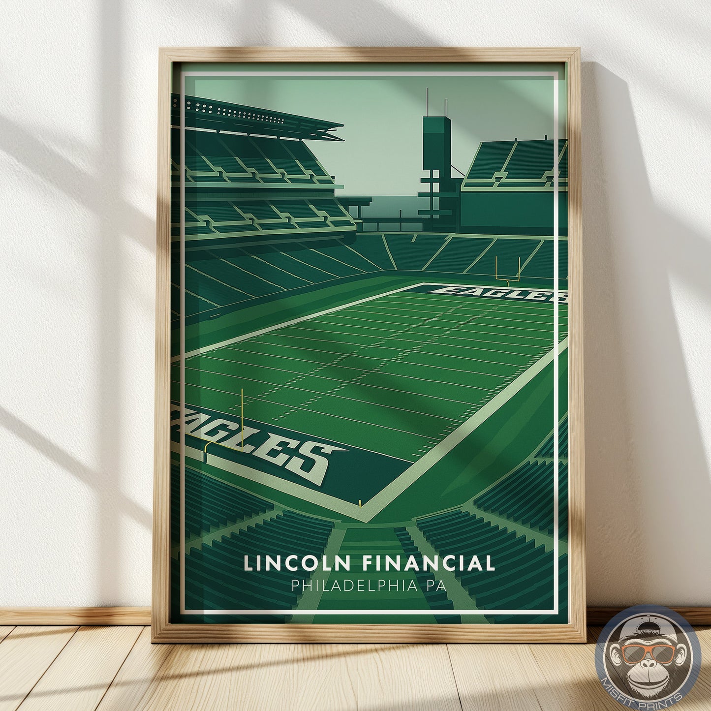 Lincoln Financial Field Poster | Philadelphia Football Stadium Print