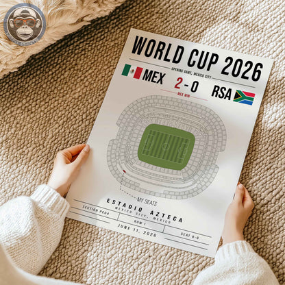 Custom World Cup Soccer Poster