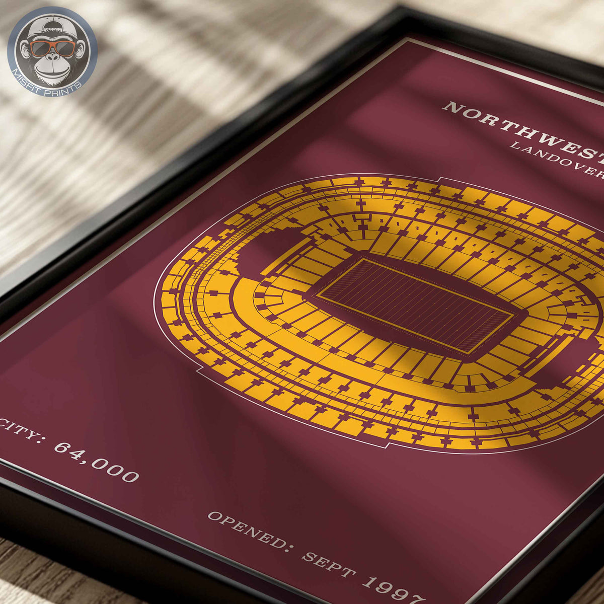Northwest Stadium - Modern Border Print
