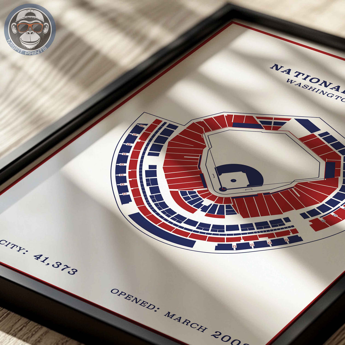 Nationals Stadium | Modern Border Print