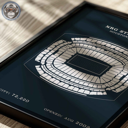 NRG Stadium - No Border Print