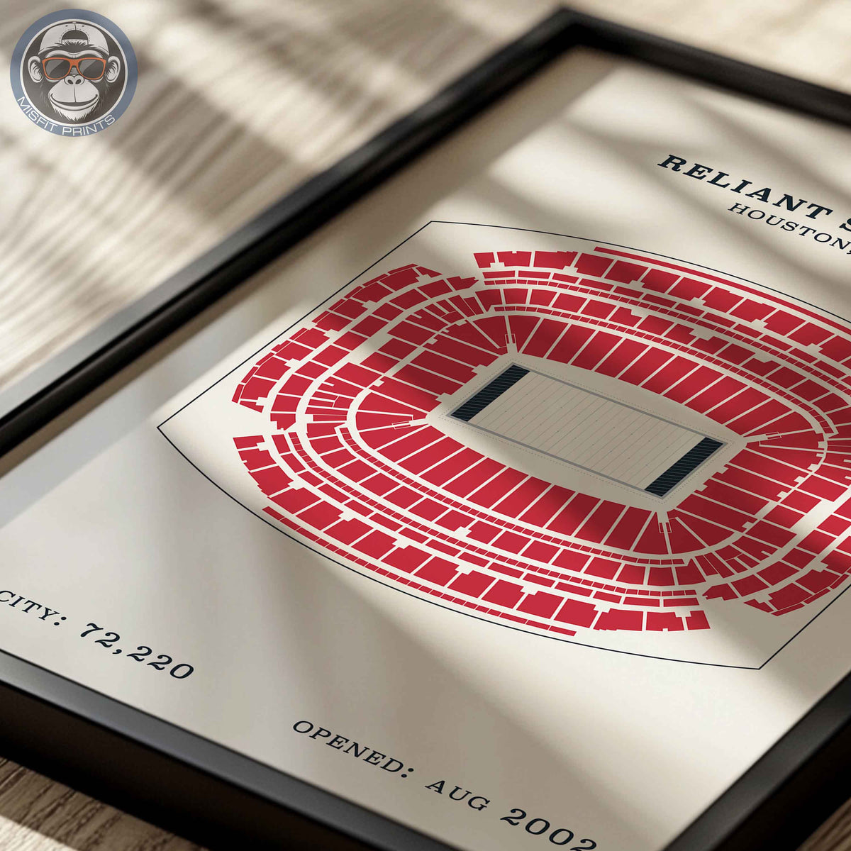 Reliant Stadium - No Border Print