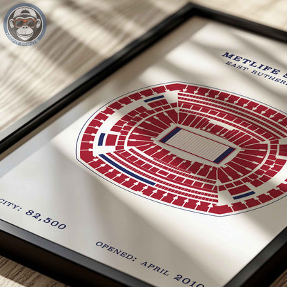 MetLife Stadium - No Border Print