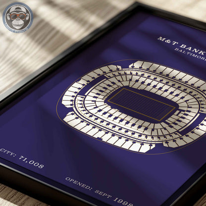 M&T Bank Stadium - No Border Print