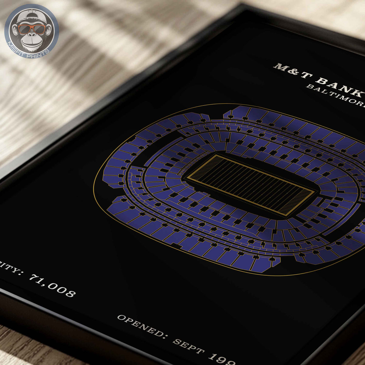 M&T Bank Stadium - No Border Print