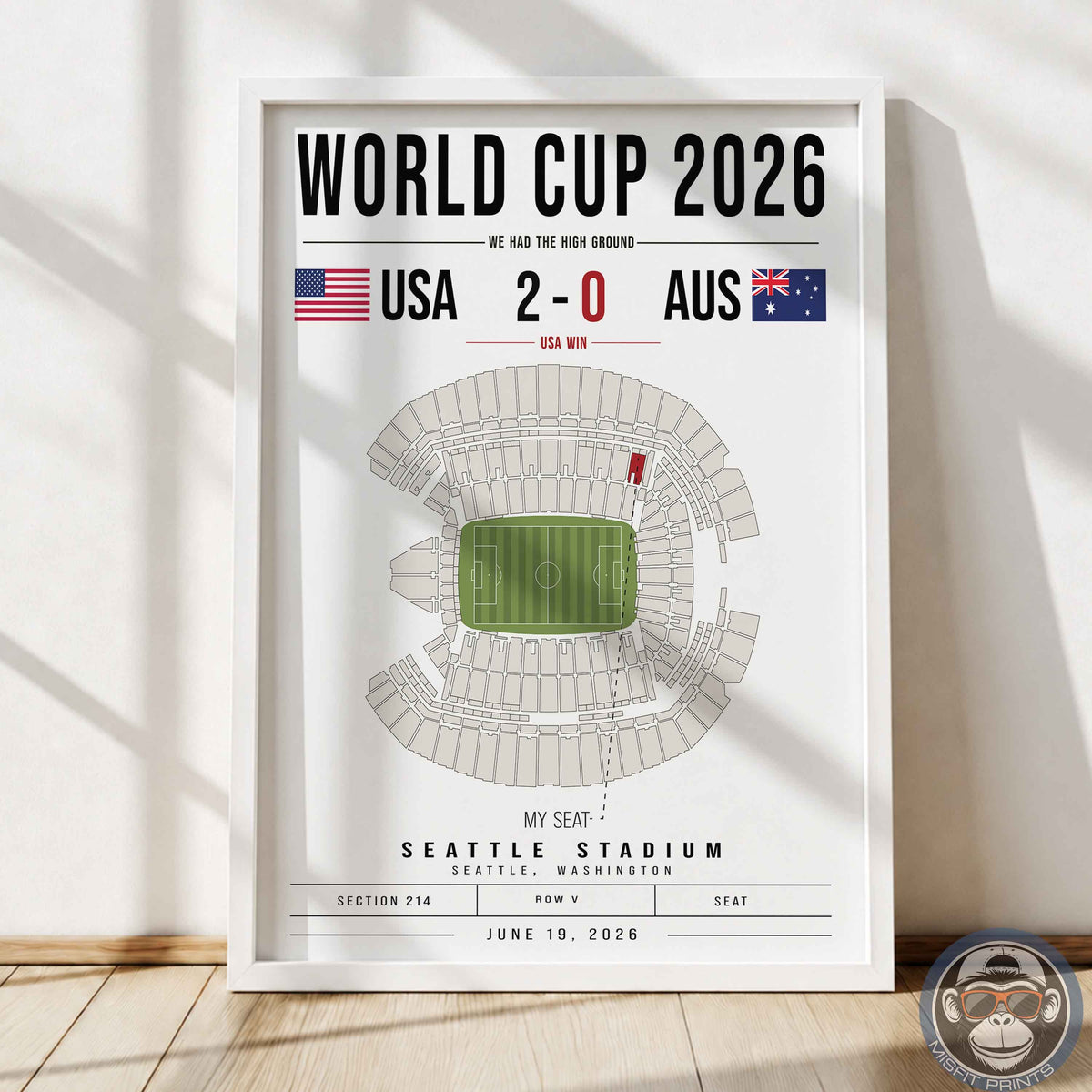 Custom World Cup Soccer Poster