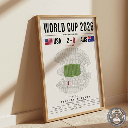 Custom World Cup Soccer Poster
