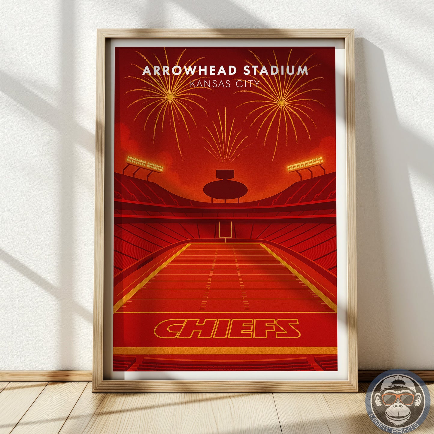 Kansas City Football Stadium Print