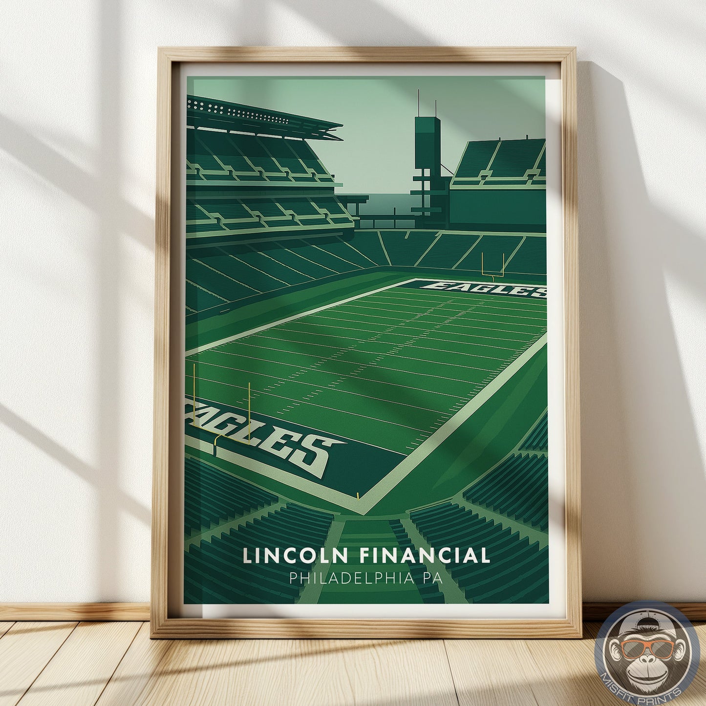 Lincoln Financial Field Poster | Philadelphia Football Stadium Print