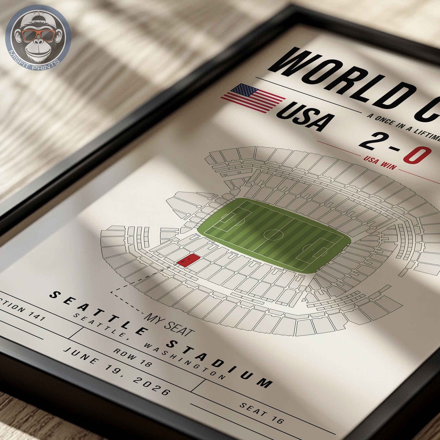 Custom World Cup Soccer Poster