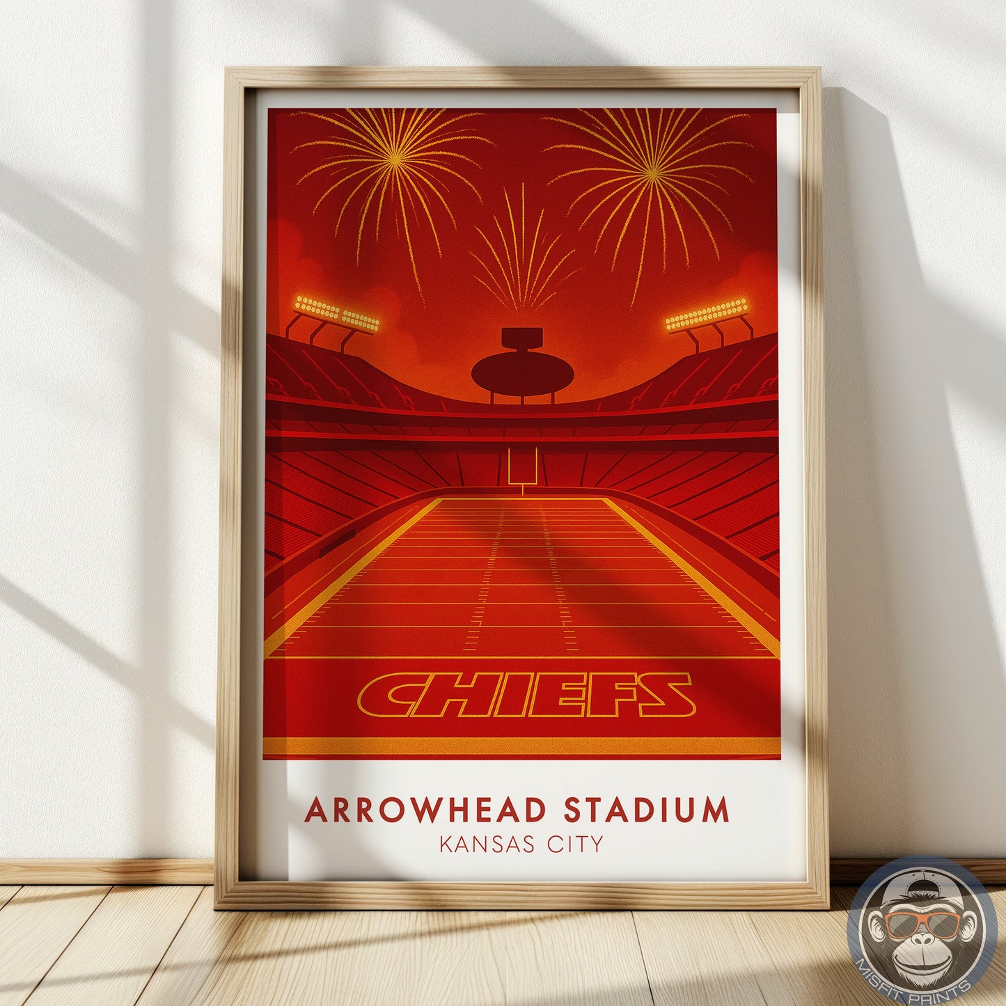 Kansas City Football Stadium Print