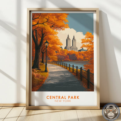 Central Park New York City Poster