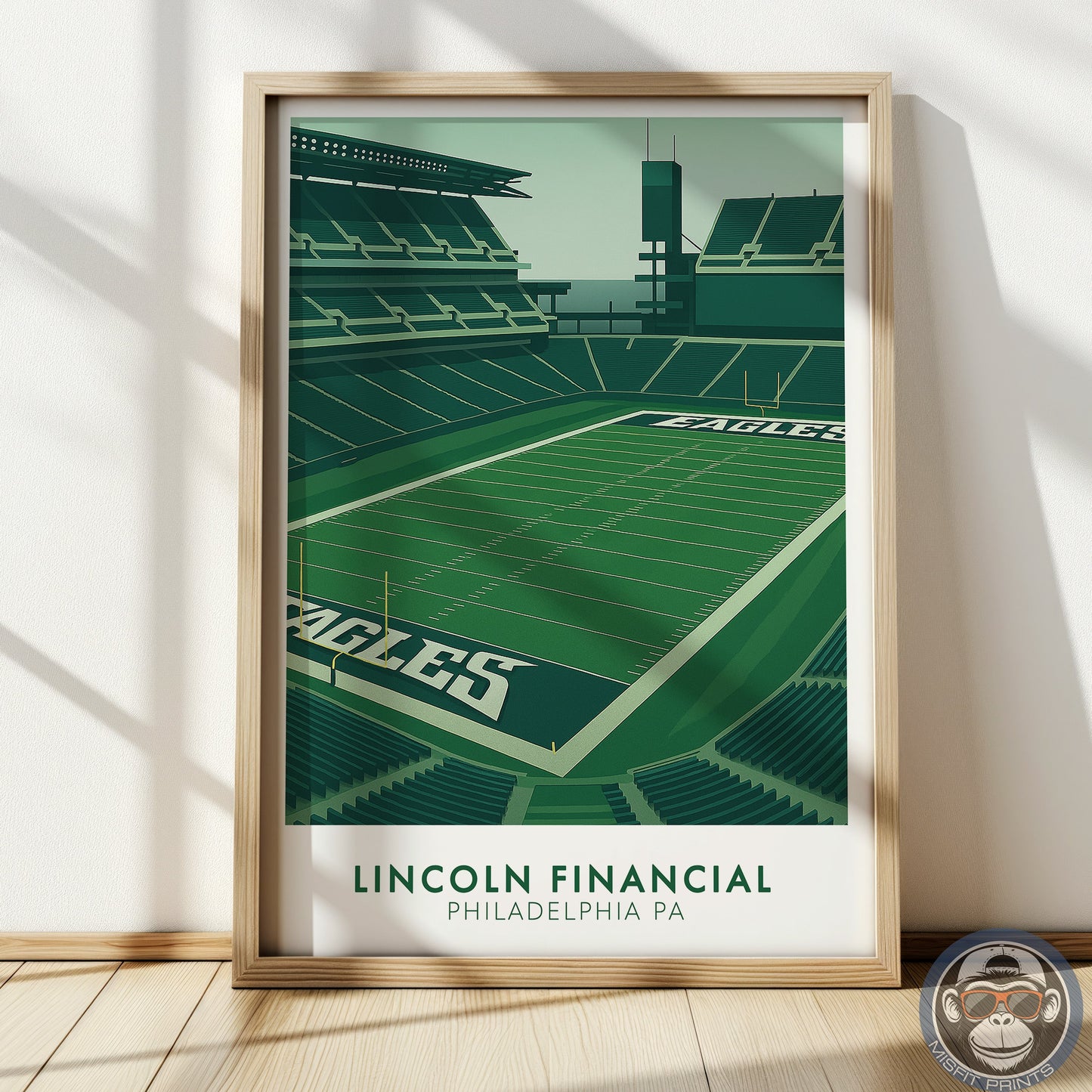 Lincoln Financial Field Poster | Philadelphia Football Stadium Print
