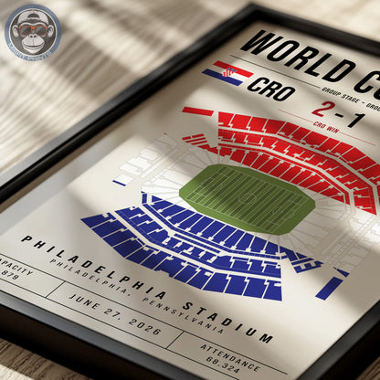 Croatia vs. Ghana World Cup Match Poster